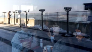 Starbucks opens a cafe with a view of North Korea