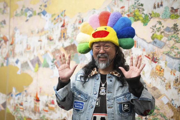 Takashi Murakami uses AI to help recreate ancient Japanese paintings in latest show